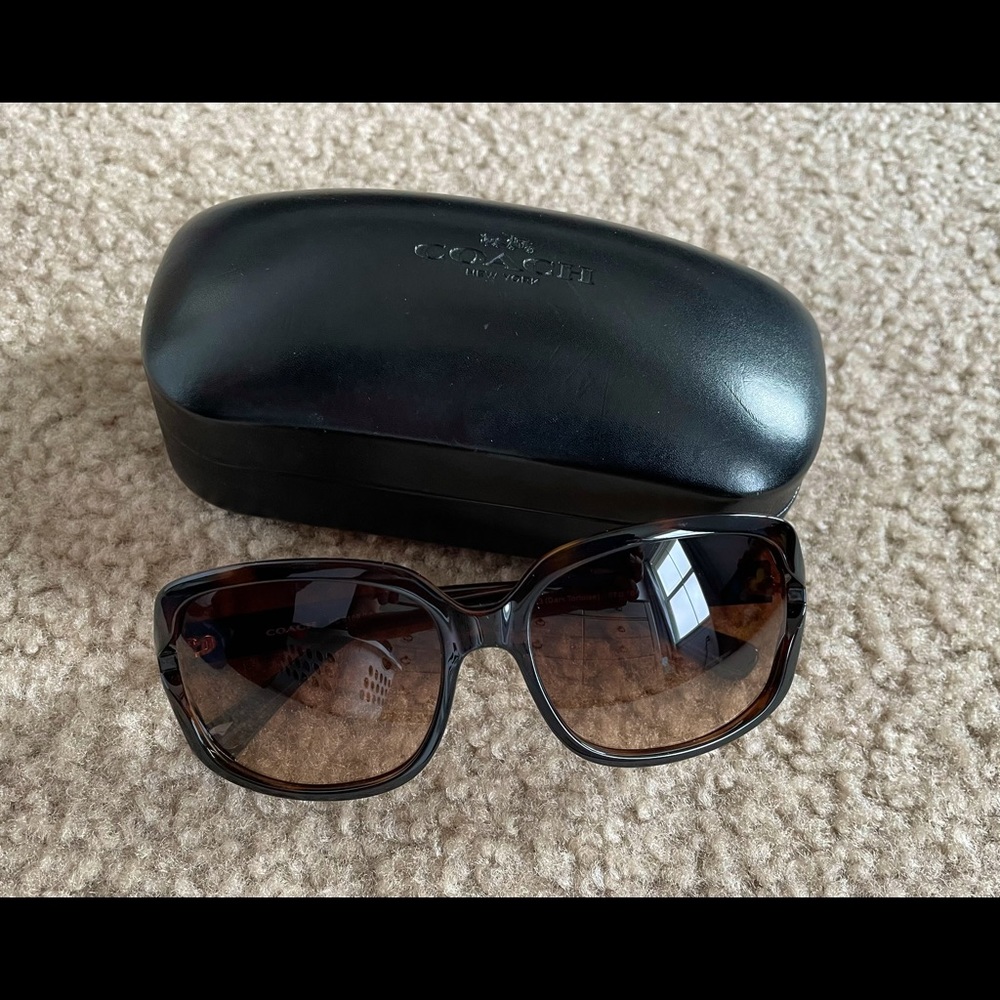 Coach tortoise sunglasses